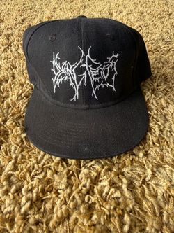 Dying Fetus Vintage Snapback Hat Black White Death Metal Brutal Death Metal Y2K