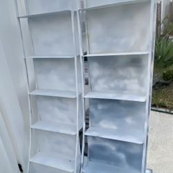 3 Heavy Duty Rolling Metal Shelves