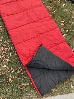 Sleeping Bag (Red/Black)