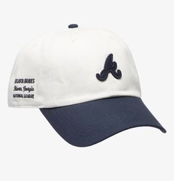 New 47 Brand Braves Contemporary 47 Clean Up Hat