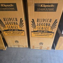 Klipsch KL 20 Pair Like New In Original Box With Manuals MUST SEE! 