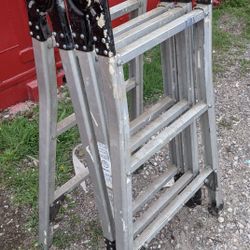 Aluminum Folding Ladder 16 Foot Scaffolding, Etc.