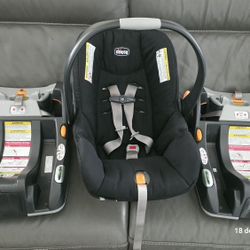 Porta Bebé Con Dos Bases Para Carro.