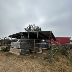 Horse Stalls And Roof 