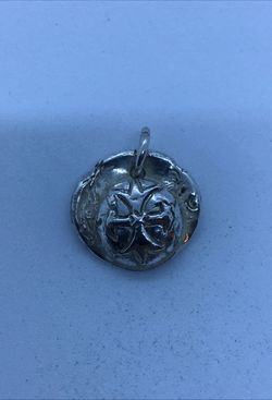 Maltese Cross .999 Pendant Estate Jewelry