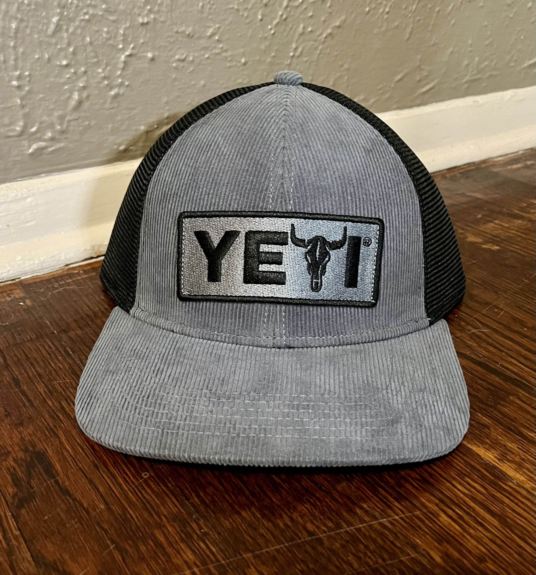 Yeti Steer Badge Flat Brim Corduroy Hat