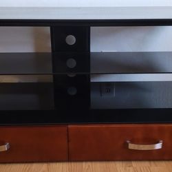 Glass/Wood TV Stand 