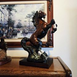 Porcelain Horse Figurine 