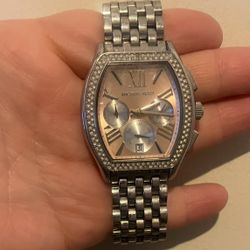Michael Kors Silver/Rose Gold Watch
