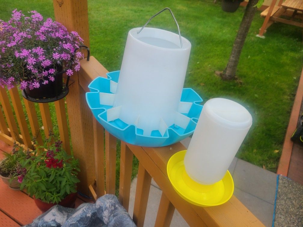 Chicken, Chick, Duck Feeders