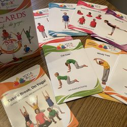 Yoga Break for Children - complete set - 54 cards Yoga for kids / instruction