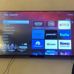 75 inch TCL Roku HDR tv