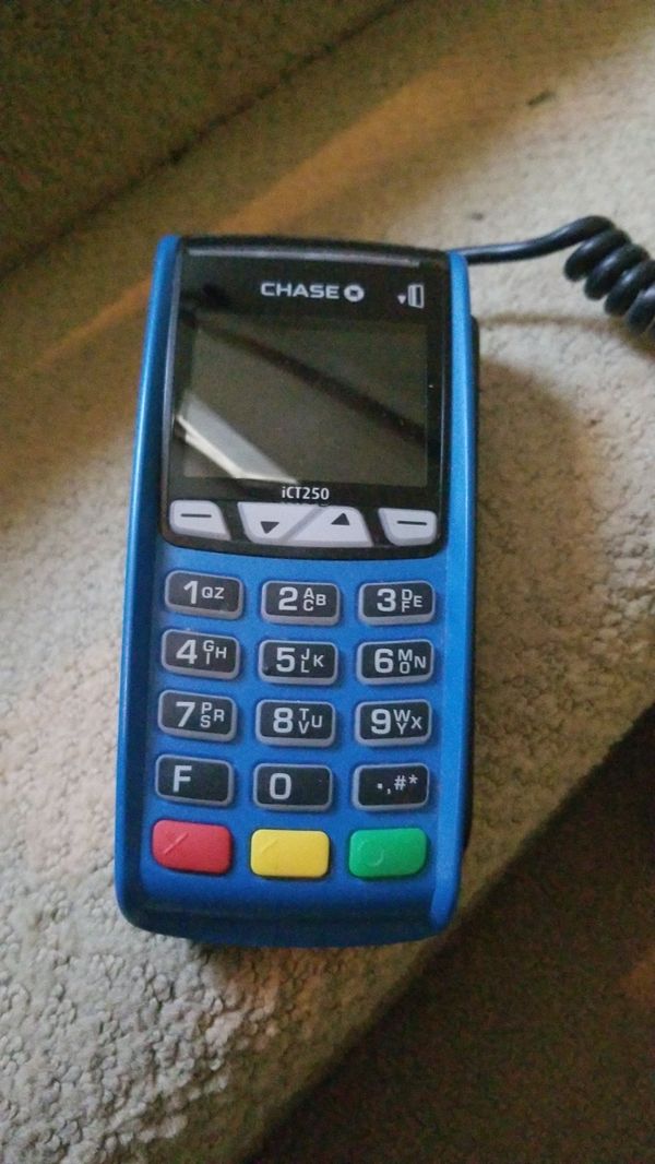 Credit card machine, Chase ICT250 for Sale in Houston, TX OfferUp