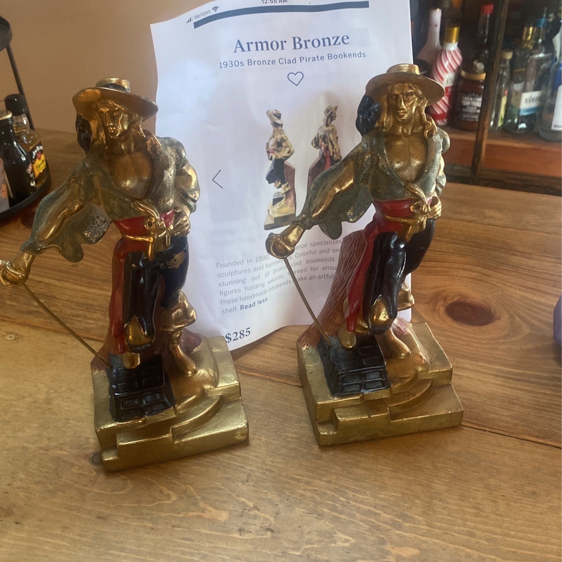 Armor Bronze Statues
