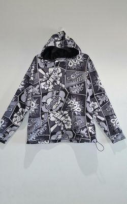 Comic Graphic Hoodie Size L