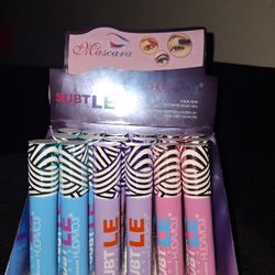 Blue, Purple,and Pink Mascara 