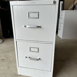 2 Metal File Cabinets