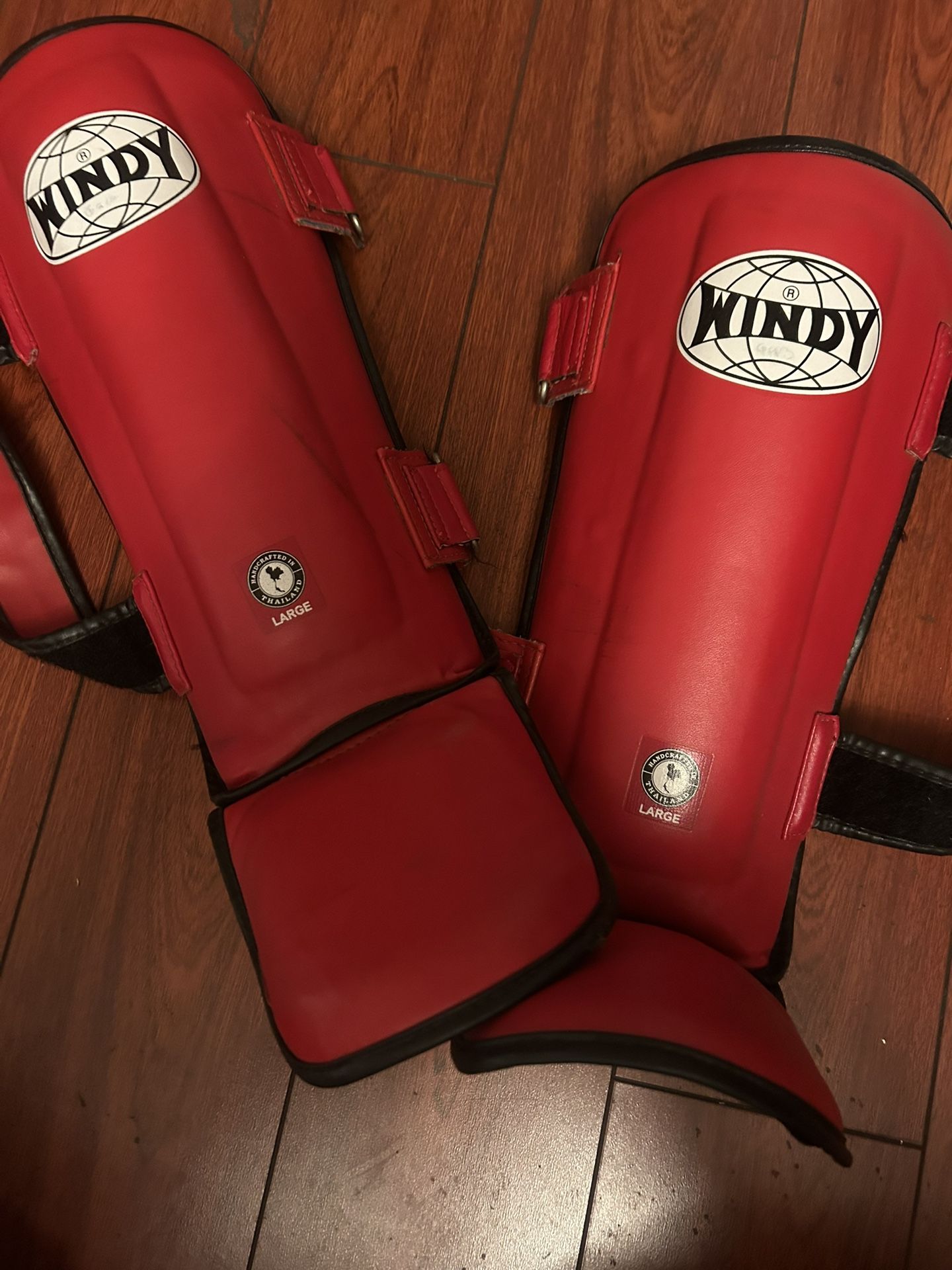 Windy Shin Guards – Size Large – Muay Thai / Kickboxing