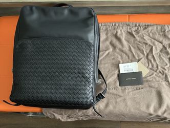 BOTTEGA VENETA Intrecciato Nappa Leather Backpack black NEW