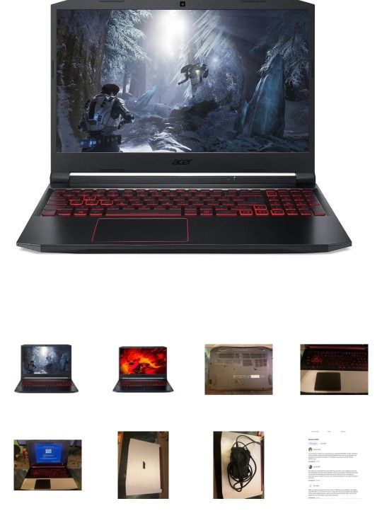 Acer Nitro 5 AN515-53-55G9, 15.6" GAMING Laptop, Intel Core i5-8300H @ 2.3GHz (32GB RAM 256GB NVME + 2TB SSD) NVIDIA GTX 1050 Ti, Windows 11