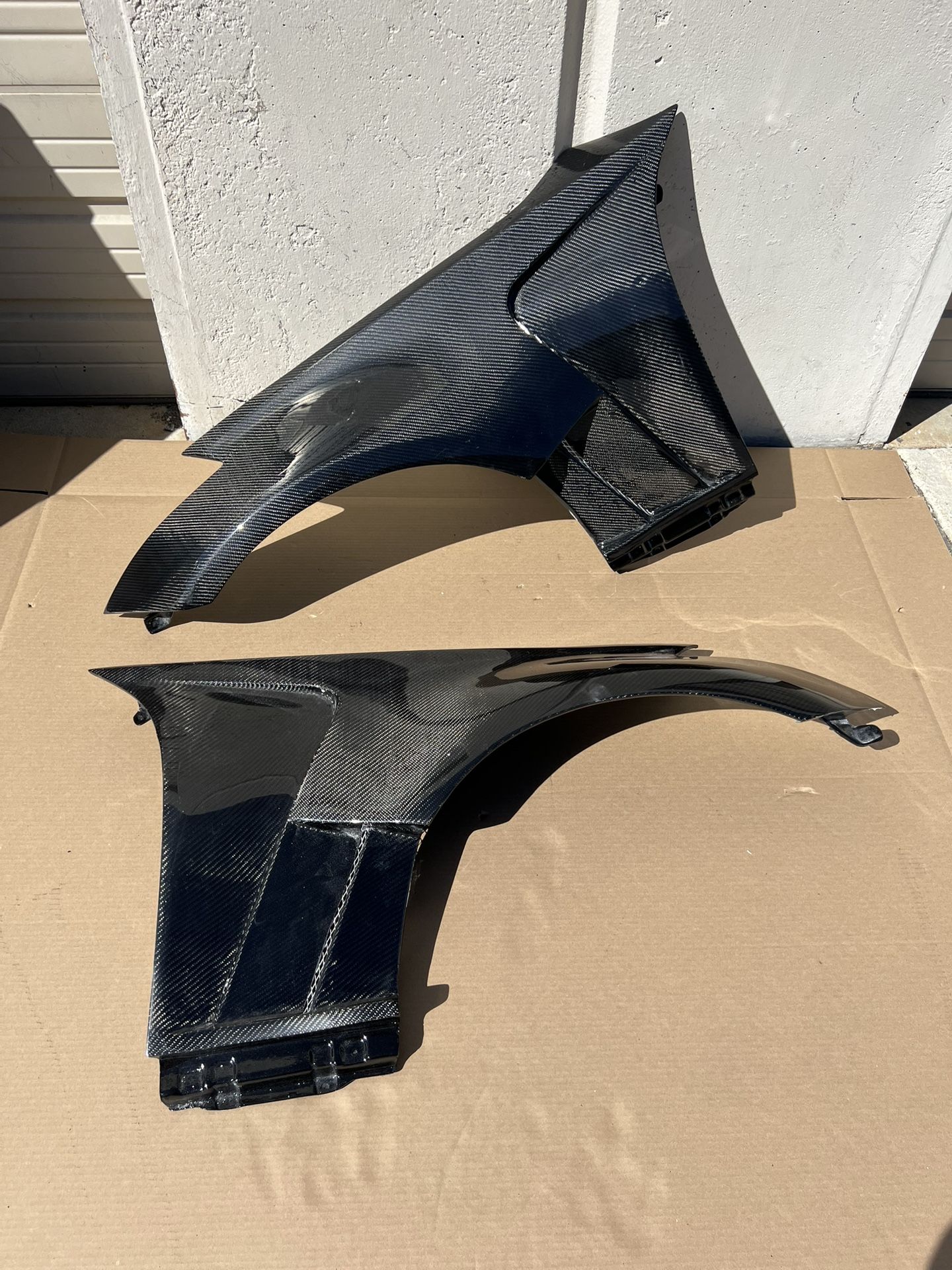 New 2003 - 2008 Nissan 350Z Z33 Carbon Creations AMS GT2 Front Fenders - 2 Piece - Part # 116221   Bumper Body Kit 