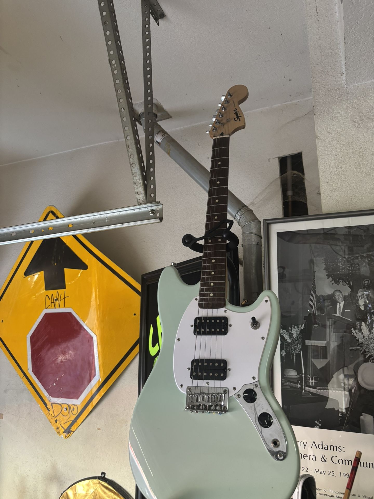 The Squier Bullet Mustang HH electric guitar