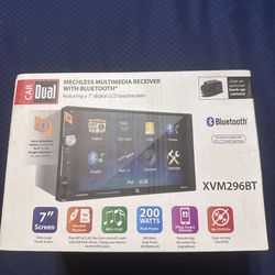 Touch screen multimedia receiver w/bluetooth
