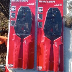 2 Pair /Milwaukee Secure Crimps