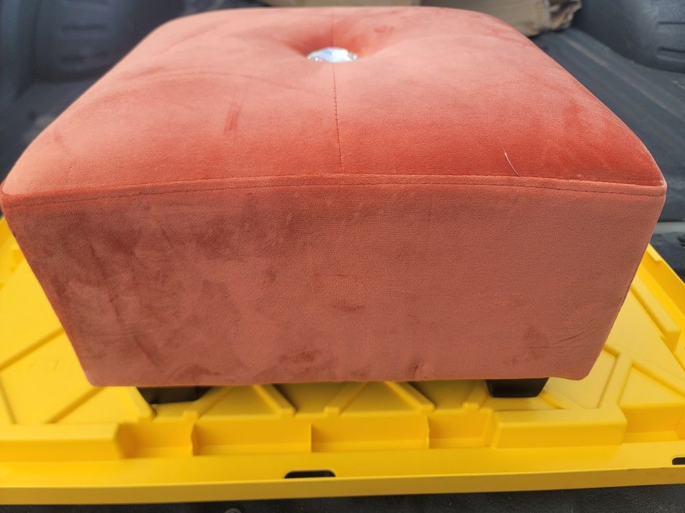 Soft Pillow Top Footstool Foot Rest