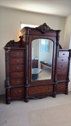 Huge! Antique armoire