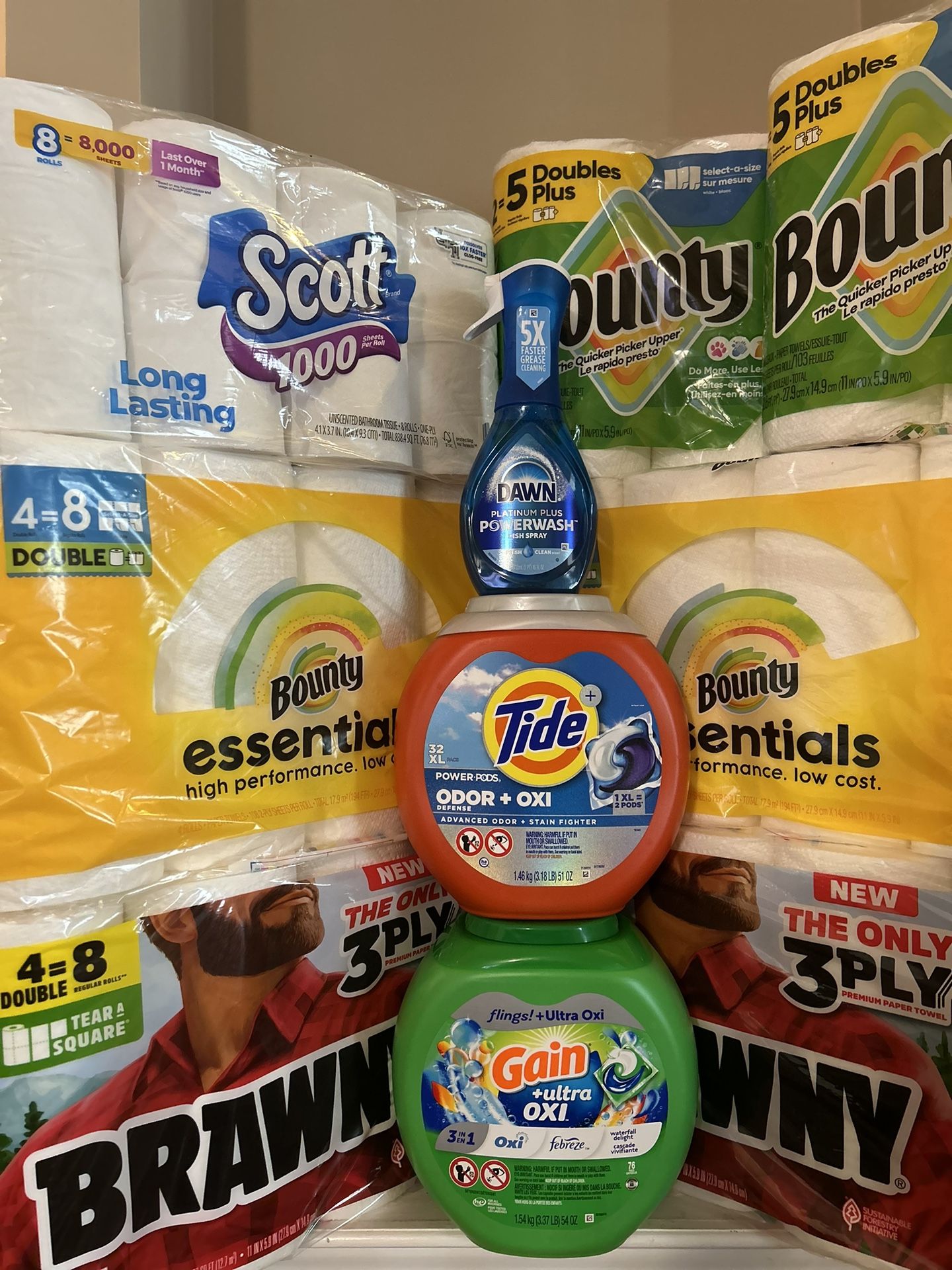 Household Bundle Brawny/Bounty/Scott