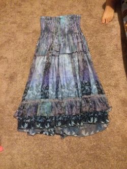 Strapless dress