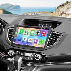 4GB+64GB Car Radio for Honda CRV 2012 2013 2014 2015 2016, 10 Inch IPS Touch Screen CRV Car Stereo with Wireless Carplay/Android Auto, DSP, Bluetooth,