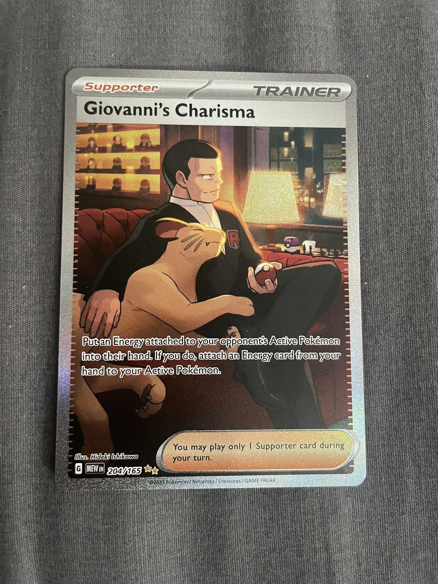 Pokemon 151 Giovanni’s Charisma