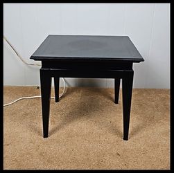 Black MCM Style Sidetable
