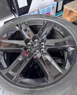 2026 ford F-150 Factory black wheels and tires take of 50 miles $1999