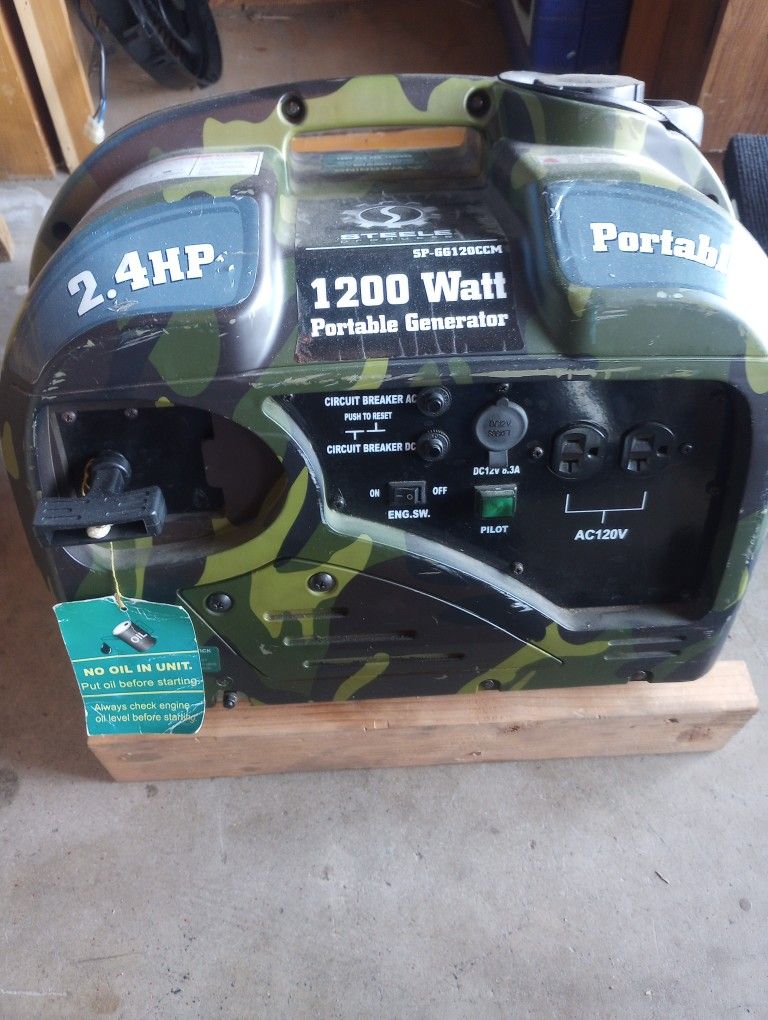 A New Steel Generator 1200 W $200