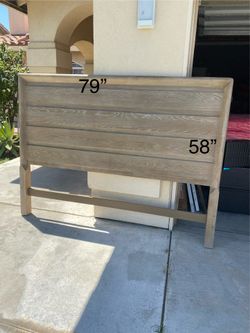 Oak king size headboard