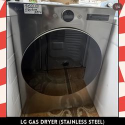 LG Gas Dryer (Stainless Steel)