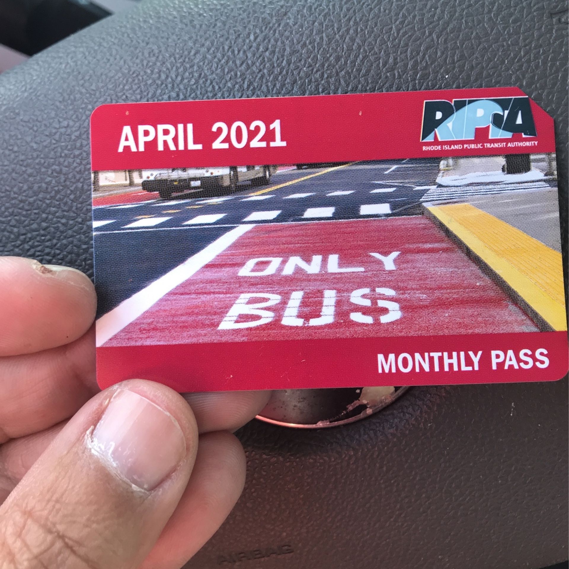 Busspass. unlimited for the month of April