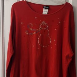 RED CHRISTMAS TOP