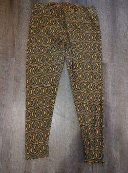 LulaRoe Leggings Geometric Print Womens Size Tall Curvy