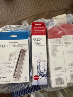 Refrigerator- air and water filters