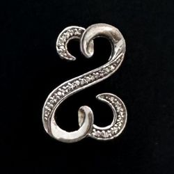 Infinity Open heart Diamond Necklace Charm