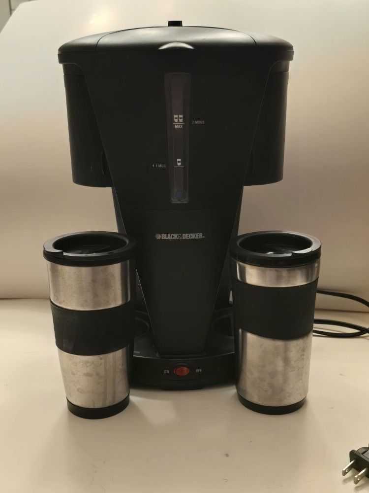 Black & Decker Dual Personal Coffeemaker, (can make tea too) Black and Stainless,All Products : American Fashion Style Bags On Sale