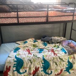 Twin Size Bunk Bed Metal 