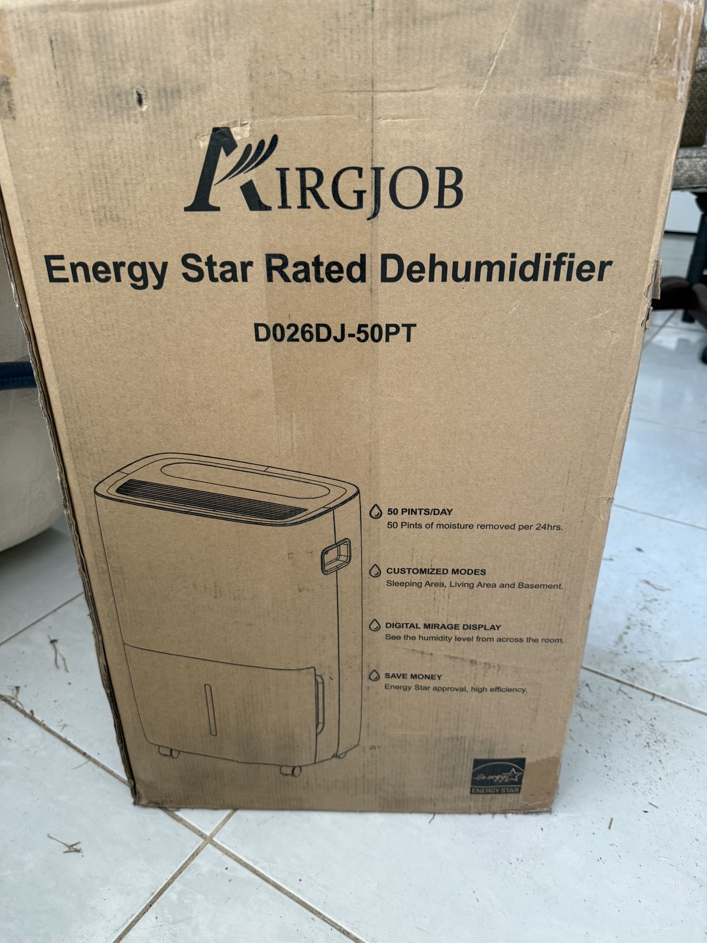 new dehumidifier 50 pt