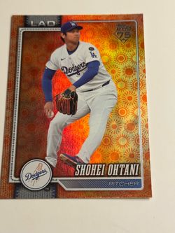 Shohei Ohtani Topps 75th Anniversary Baseball Card