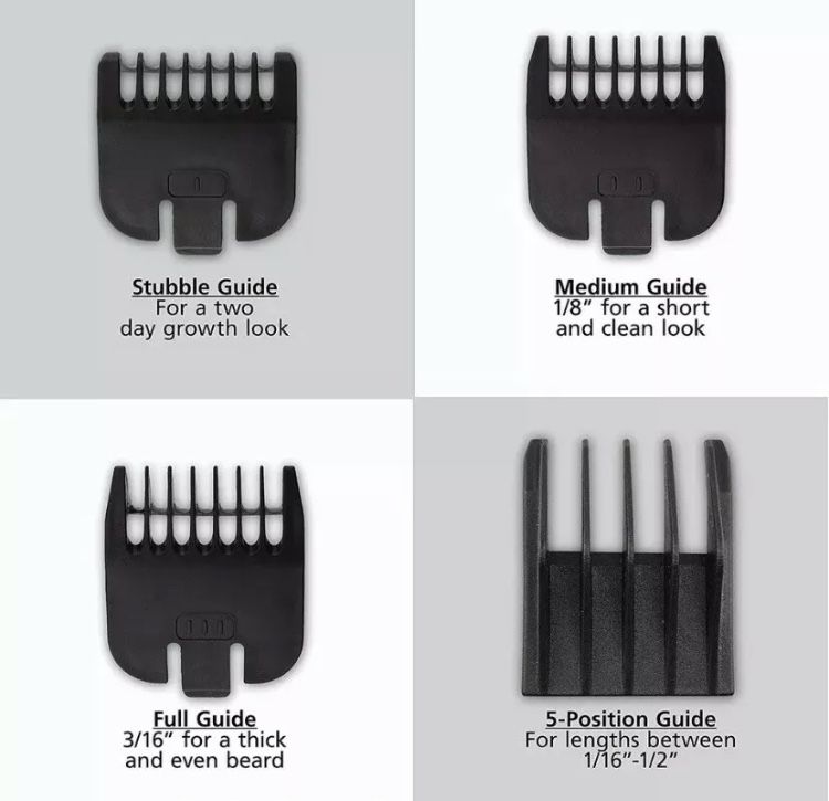 WAHL Nose Ear Body Beard Hair Wet/Dry BATTERY Precision Blade Trimmer Set ~ NEW2