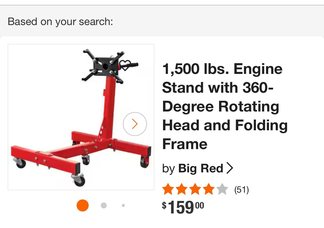 1500Lbs Engine Stand